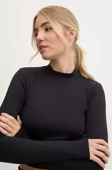 Casall Joga с длинными рукавами Soft Rib, черный