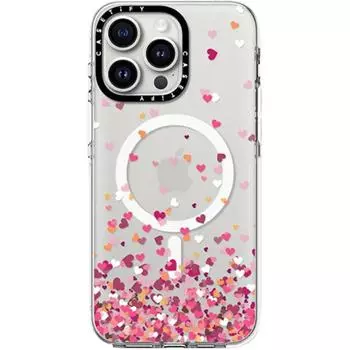 CASETIFY Чехол для телефона, Confetti - transparent shell