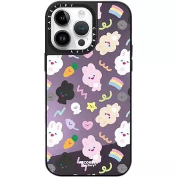 CASETIFY Чехол для телефона, Mirrored black frame (MagSafe)