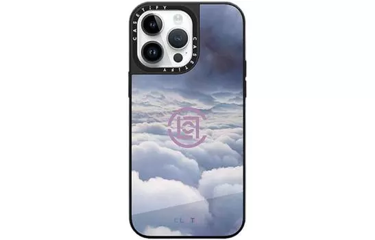 CASETIFY Чехол для телефона, Mirrored black frame MagSafe