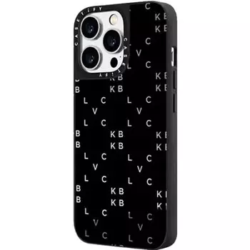 CASETIFY Чехол для телефона, Silver Mirror Black Frame (MagSafe)