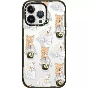 CASETIFY Чехол для телефона, Transparent - black frame