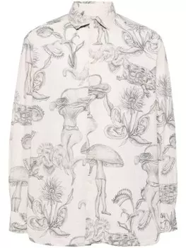 Casey Casey рубашка Big Raccourcie, коричневый