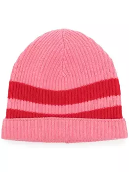 Cashmere In Love шапка бини Bia в полоску, розовый