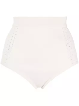 Cashmere In Love шорты Kira в технике кроше, белый