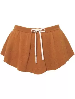 Cashmere In Love ветреная мини-юбка, коричневый