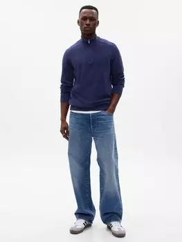 Cashsoft вязаный свитер Gap, синий