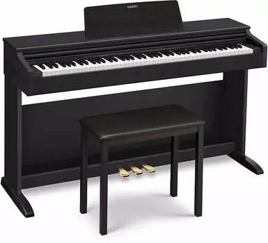 Casio AP270-BK 88-клавишное цифровое пианино со скамьей, черное AP270-BK 88-Key Digital Piano