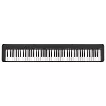 Casio CDP-S160 88-нотное цифровое пианино, черное, с адаптером переменного тока, пюпитром и педалью