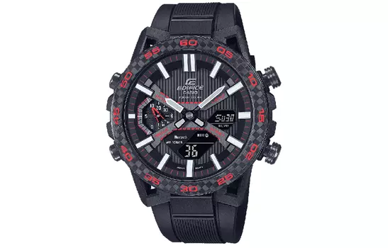 CASIO Часы Unisex EDIFICE Black Watch ECB-2000PB-1A