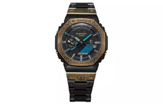 CASIO Часы унисекс Full Metal Series 49,8 мм, черные, GM-B2100LL-1A