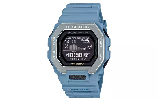 CASIO Часы унисекс G-Lide серии Black Watch GBX-100-2APR