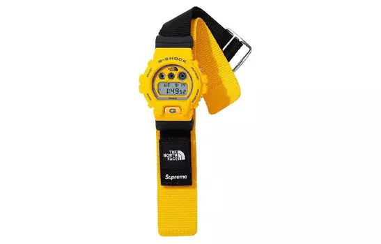 CASIO Часы унисекс G-SQUAD Series 53,2 мм, желтые, DW-6900NS-9CR