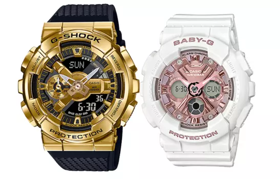 CASIO Часы унисекс парные Table Series Black Watch