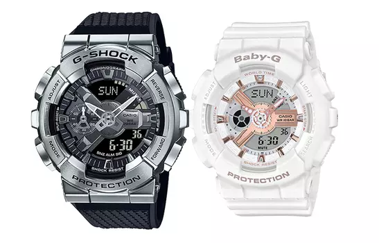 CASIO Часы унисекс парные Table Series Black Watch