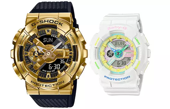 CASIO Часы унисекс парные Table Series Black Watch