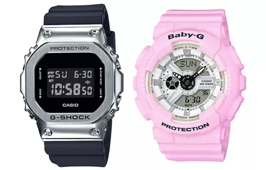 CASIO Часы унисекс парные Table Series Black Watch