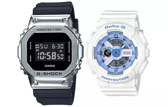 CASIO Часы унисекс парные Table Series Black Watch