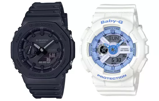 CASIO Часы унисекс парные Table Series Black Watch