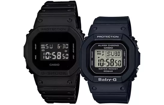 CASIO Часы унисекс парные Table Series Black Watch