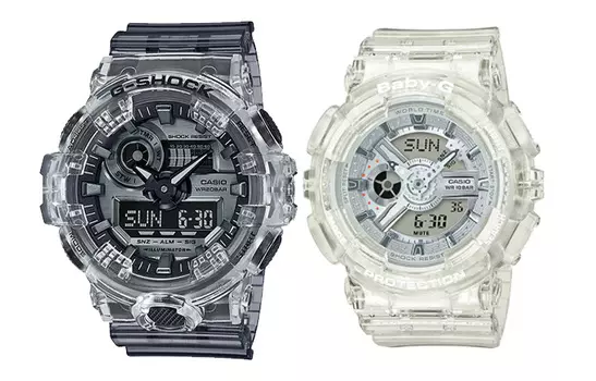 CASIO Часы унисекс парные Table Series Black Watch