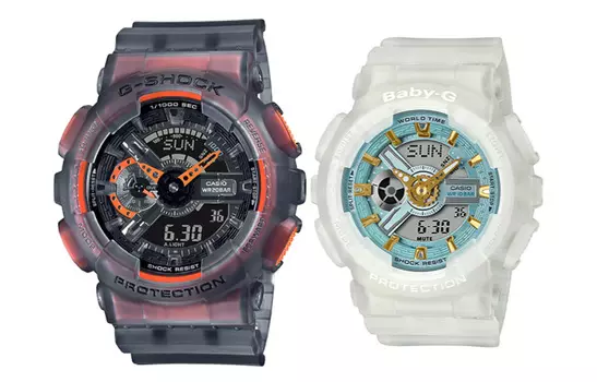 CASIO Часы унисекс парные Table Series Black Watch