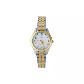 CASIO Часы унисекс стандартной серии белого цвета LTP-1129G-7B