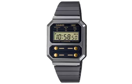 CASIO Часы унисекс VINTAGE Series Black A100WEGG-1A2