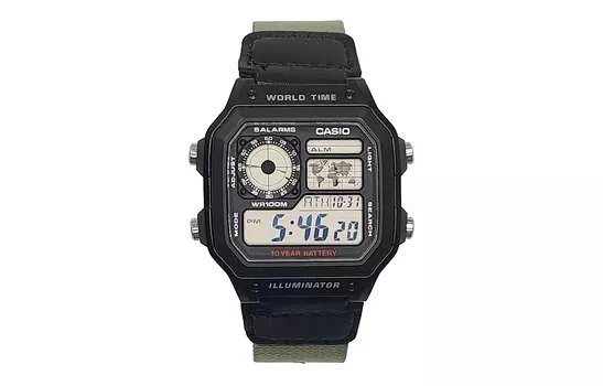 CASIO Часы унисекс YOUTH Black Watch