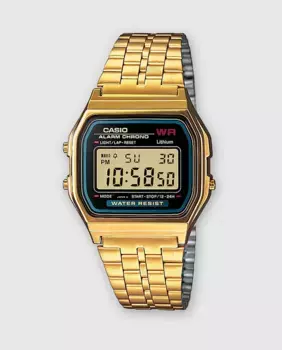 Casio Collection A159WGEA-1EF Винтажные мужские часы, золотой