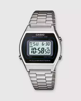 Casio Collection B640WD-1AVEF Винтажные мужские часы, серебряный