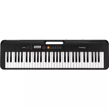 Casio CT-S200 61-клавишная портативная клавиатура в стиле цифрового пианино с 48-нотной полифонией и 400 тонами, черная Casio Music CT-S200BK