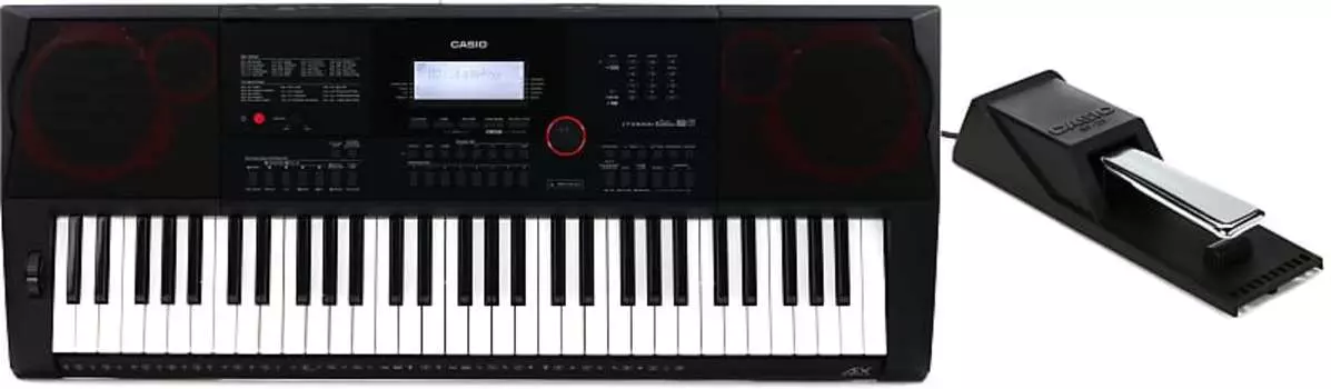 Casio CT-X3000 61-клавишный портативный аранжировщик клавиатуры в комплекте с педалью сустейна Casio SP20 CT-X3000=1 SP20=1