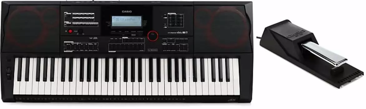 Casio CT-X5000 61-клавишный портативный аранжировщик клавиатуры в комплекте с педалью сустейна Casio SP20 CT-X5000=1 SP20=1