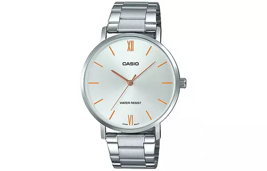 CASIO Мужские белые часы стандартной серии MTP-VT01D-7B