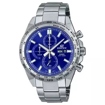 CASIO Мужские часы EDIFICE 47,5 мм синего цвета EFR-574D-2AV