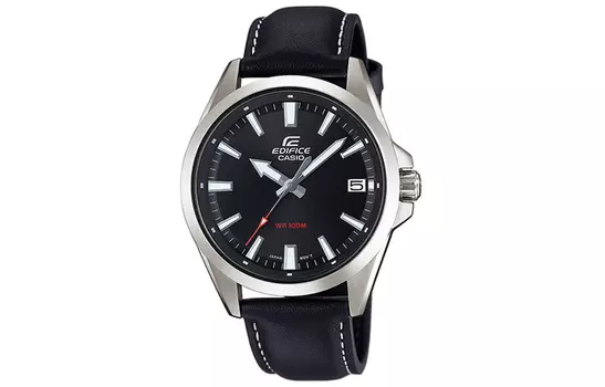 CASIO Мужские часы EDIFICE Black Watch EFV-100L-1AVU