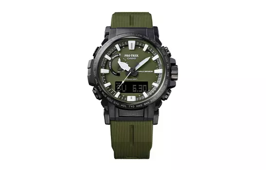 CASIO Мужские часы PRO TREK Green PRW-61Y-3PR