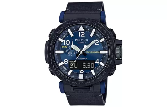 CASIO Мужские часы PRO TREK синего цвета PRG-650YL-2