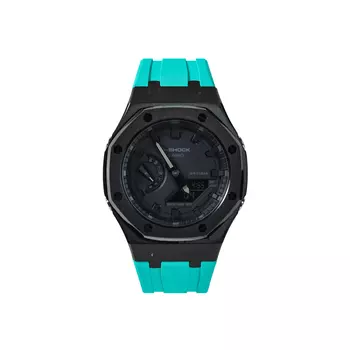 CASIO Мужские часы с двойным жидкокристаллическим/аналоговым дисплеем, черные