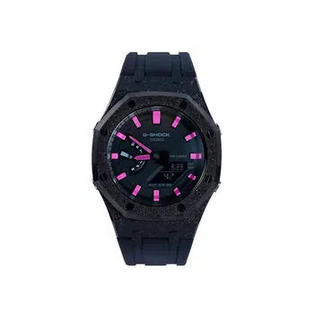 CASIO Мужские часы с двойным жидкокристаллическим/аналоговым дисплеем, черные