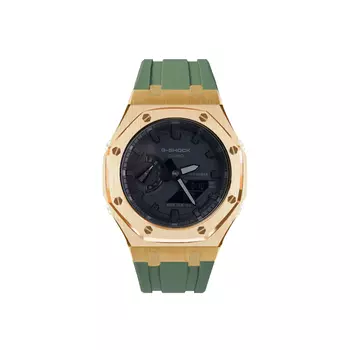 CASIO Мужские часы с двойным жидкокристаллическим/аналоговым дисплеем, черные