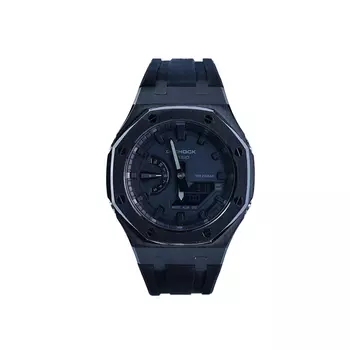 CASIO Мужские часы с двойным жидкокристаллическим/аналоговым дисплеем, синие