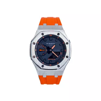 CASIO Мужские часы с двойным жидкокристаллическим/аналоговым дисплеем, черные
