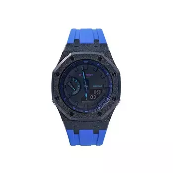 CASIO Мужские часы с двойным жидкокристаллическим/аналоговым дисплеем, черные
