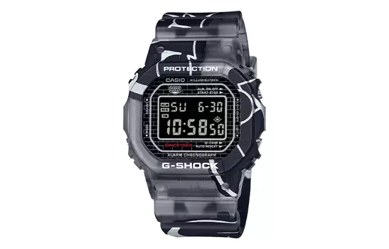 CASIO Мужские часы серии G-SQUAD Black Watch DW-5000SS-1PR