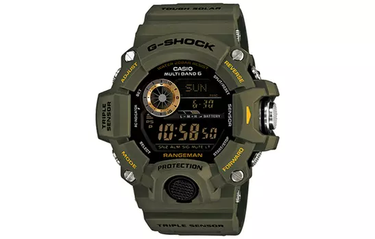 CASIO Мужские часы серии MASTER OF G-LAND Black Watch GW-9400-3