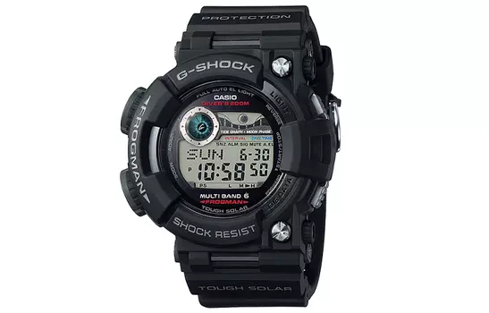 CASIO Мужские часы серии MASTER OF G-SEA Black Watch GWF-1000-1JF