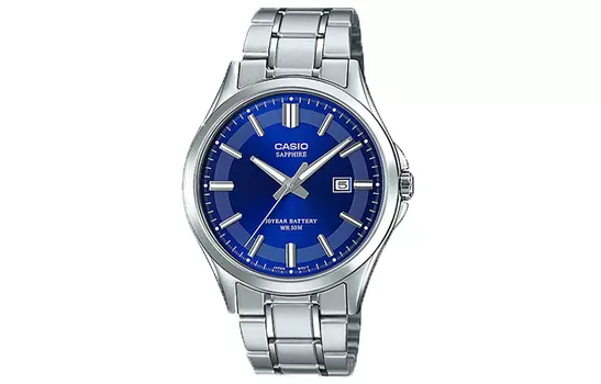 CASIO Мужские часы серии VINTAGE синего цвета MTS-100D-2A