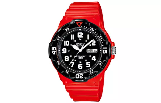 CASIO Мужские часы Standard Series 44,6 мм, черные MRW-200HC-4B